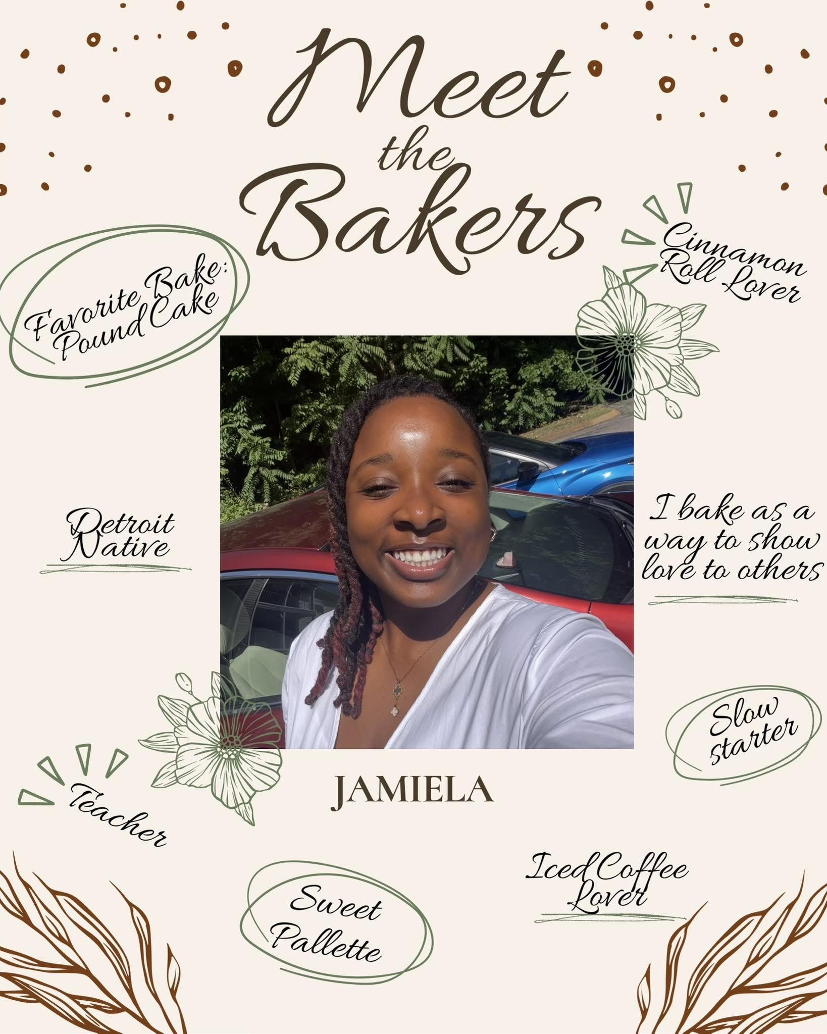 Jamiela, baker at Flour and Flora.